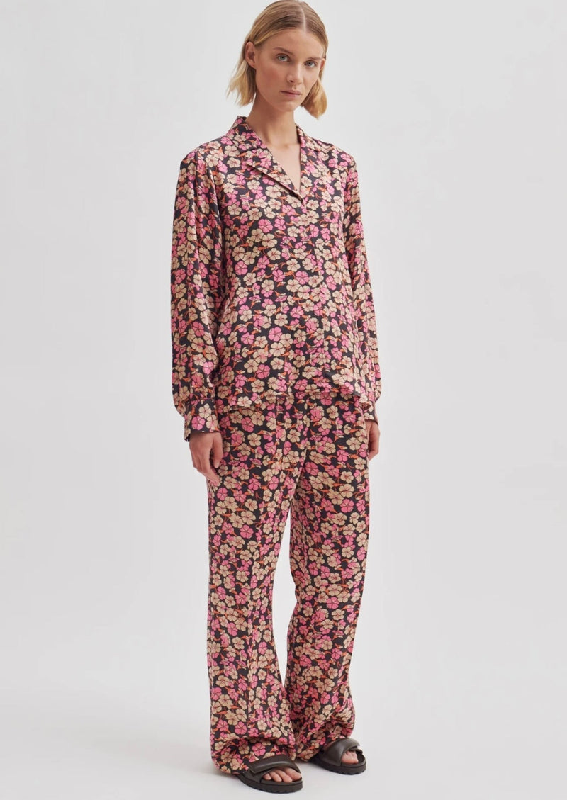 SECOND FEMALE FLORAL FLARE TROUSERS